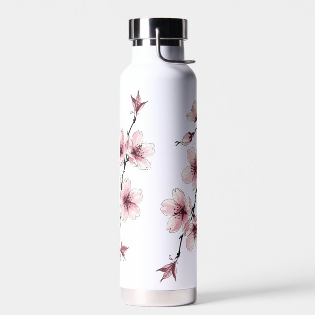 Sakura Water Bottle (Left)