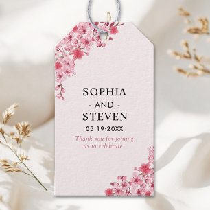 Sakura Wedding – Cherry Blossom Theme Gift Tags