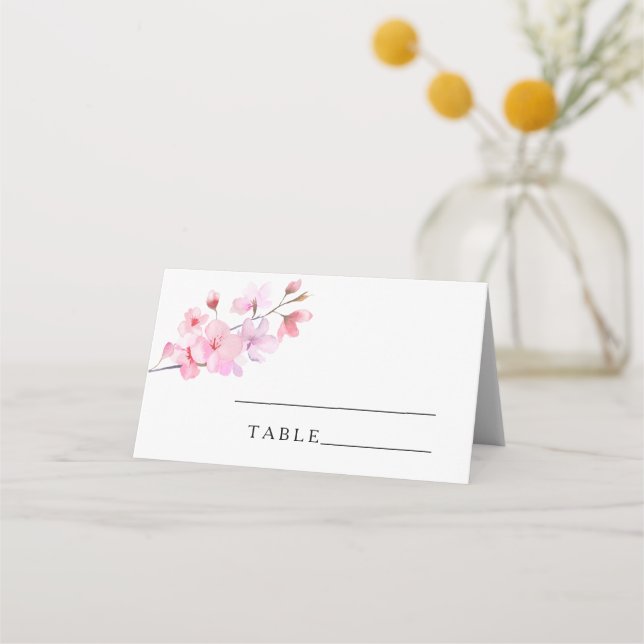 Sakura - wedding place cards (Front)