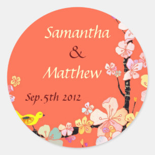Sakura Wedding Sticker
