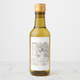 Sakura Wine Label