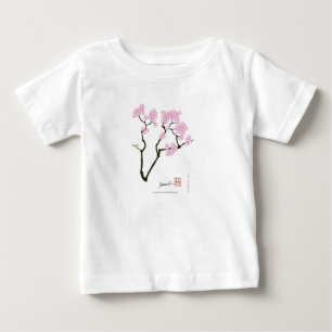 sakura with green bird, tony fernandes baby T-Shirt