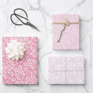 SAKURA Wrapping Paper Flat Sheet Set of 3