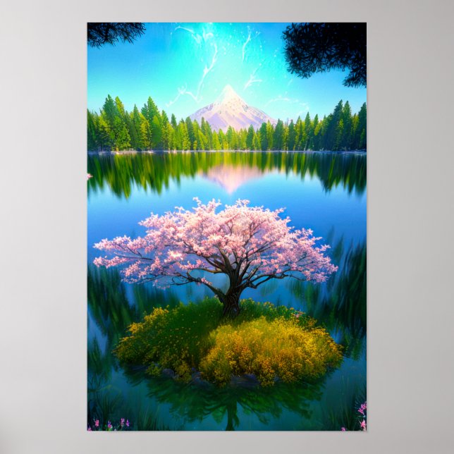 Sakura's Mystery, The Enchanting Lake Poster (Front)