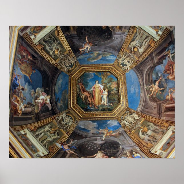 Sala delle Muse Vatican Museum Poster (Front)