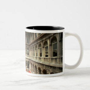 Sala di Lettura, built in 1537-88 (photo) Two-Tone Coffee Mug