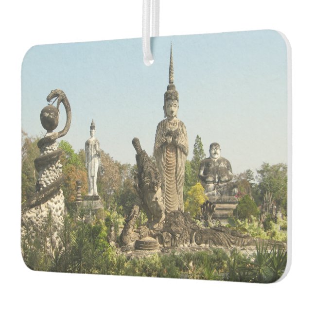 Sala Keo Kou, Nong Khai, Thailand Car Air Freshener (Left)