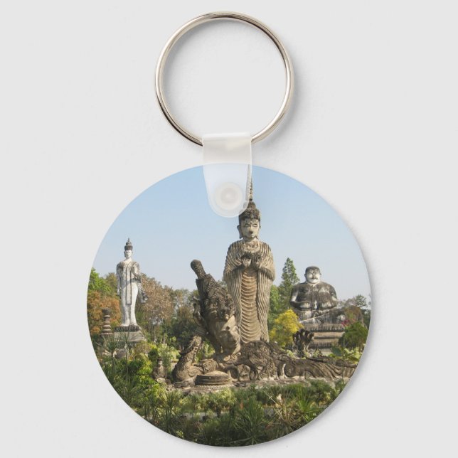 Sala Keo Kou, Nong Khai, Thailand Key Ring (Front)