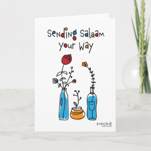 Salaam & Dua - Flowers Card