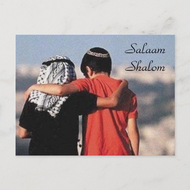 Salaam Shalom Postcard (Front)