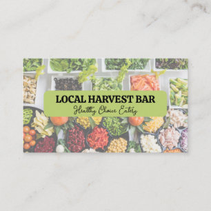 Salad Bar Restaurant  Business Card