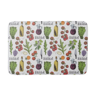 Salad Pattern bath mats