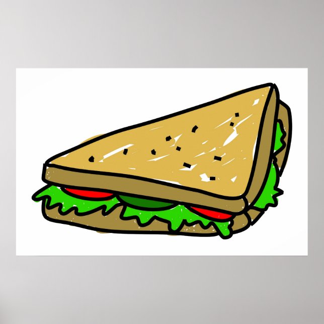 Salad Sandwich Poster (Front)
