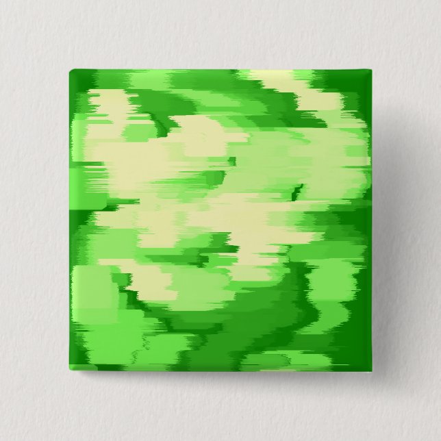 "Salad Spinner" Geometric Art 15 Cm Square Badge (Front)