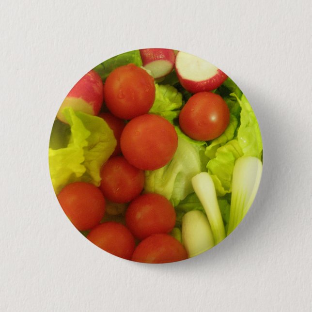 Salad Vegetables Button (Front)