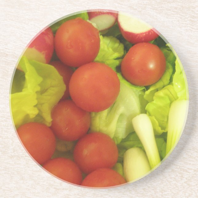 Salad Vegetables Coasters (Front)
