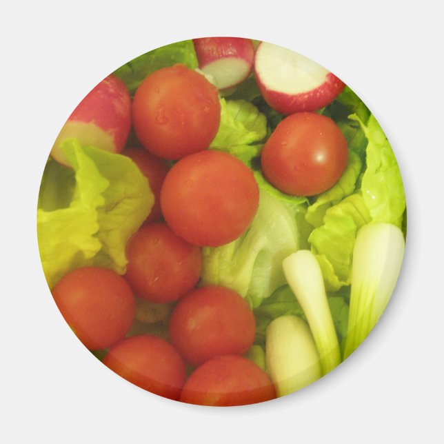Salad Vegetables Magnet (Front)