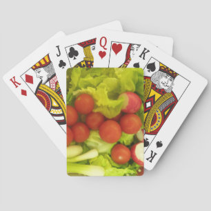 Salad Vegetables Playing Cards