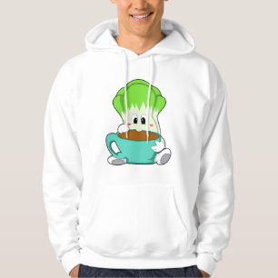 Salad with Cup of Coffee Hoodie