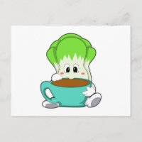 Salad with Cup of Coffee