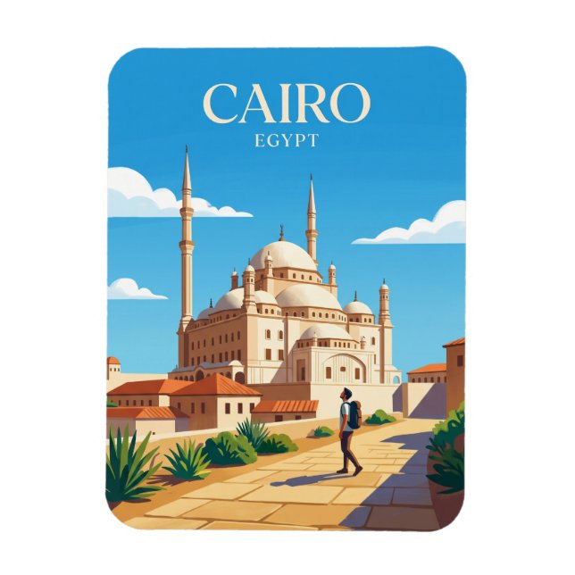 Saladin Citadel Egypt Magnet (Vertical)