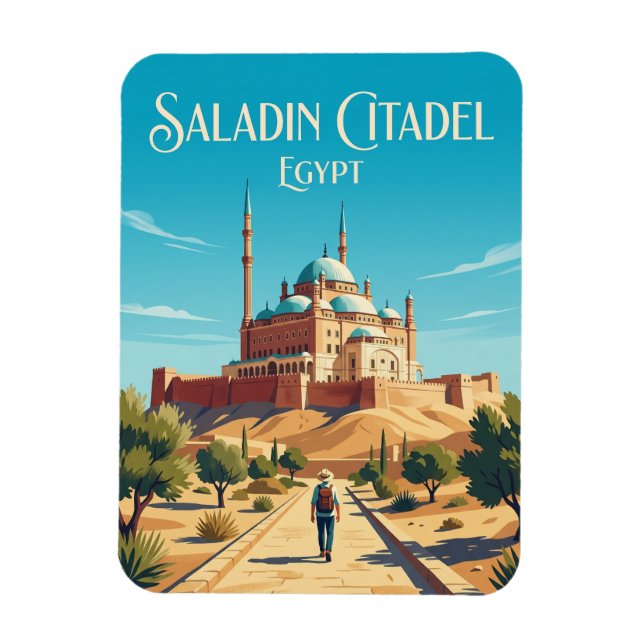 Saladin Citadel Egypt Magnet (Vertical)