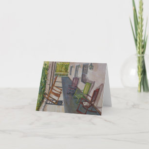 Salado Texas porch Greeting Card