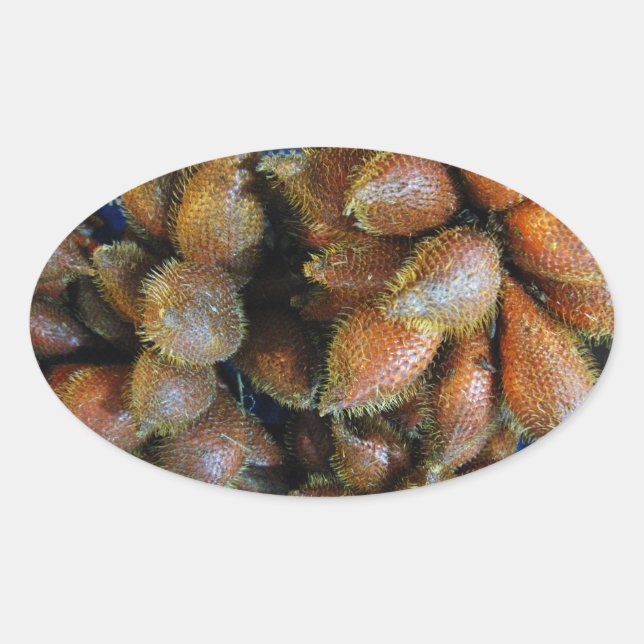 Salak [Snake Fruit] Oval Sticker (Front)