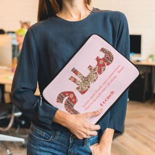 Salam Anniversary Gifts for Iranian Girlfriend Laptop Sleeve