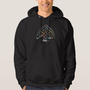 Salam Peace Arabic Calligraphy Hoodie