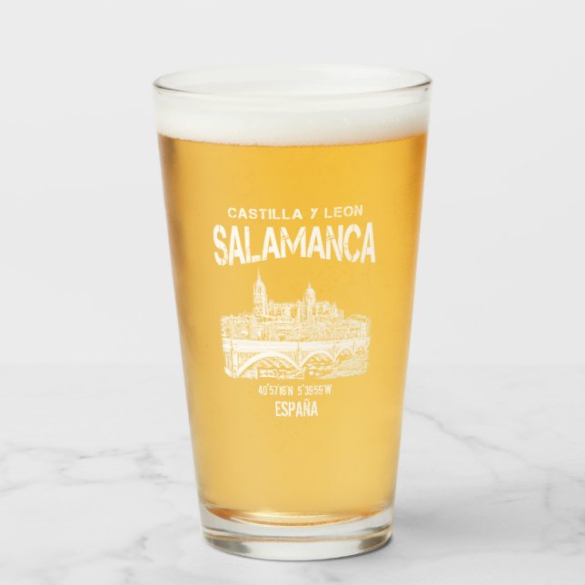 Salamanca / Castile and Leon, Spain Glass (Front Filled)