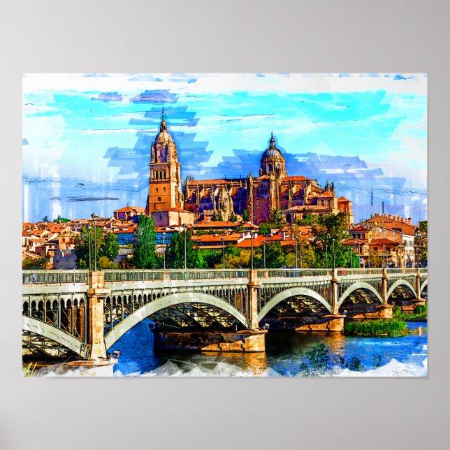 Salamanca / Castile and Leon, Spain. Poster (Front)