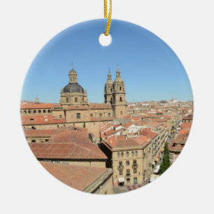 Salamanca, Spain Ceramic Tree Decoration
