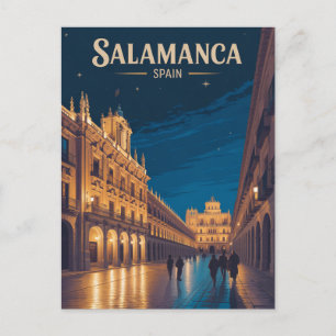 Salamanca Spain Holiday Postcard