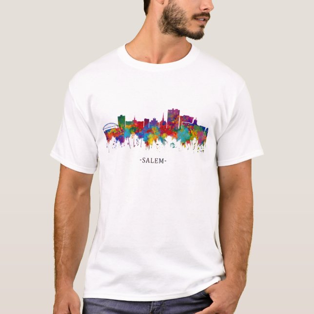 Salamanca Spain Skyline T-Shirt (Front)