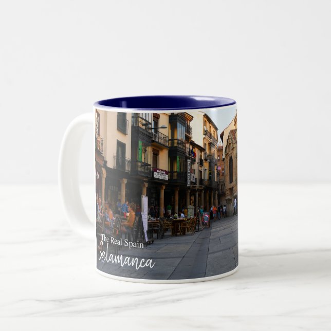 Salamanca - The Real Spain Two-Tone Coffee Mug (Front Left)