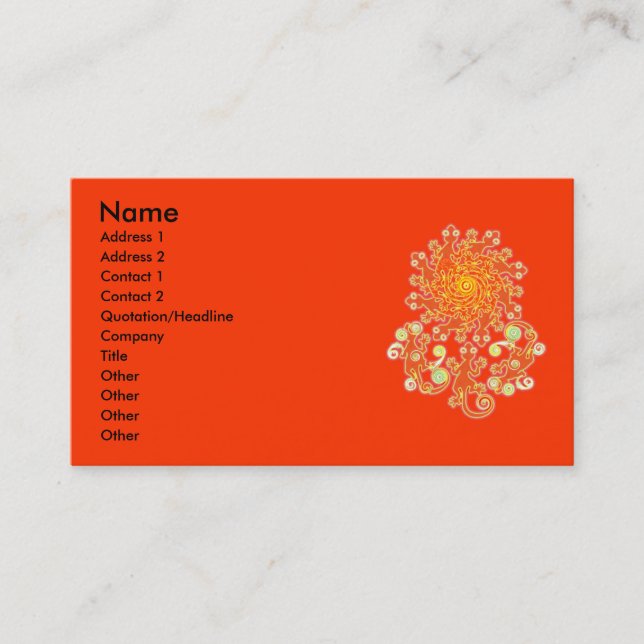 Salamander Business Card (Front)