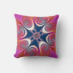 Salamander - Fractal Art Cushion
