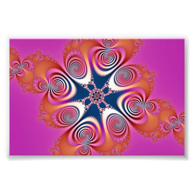 Salamander - Fractal Art Photo Print (Front)