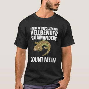 Salamander Hellbender Salamander Amphibian T-Shirt