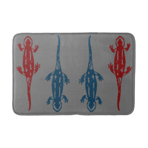 Salamander Lizard Reptiles Bath Mat