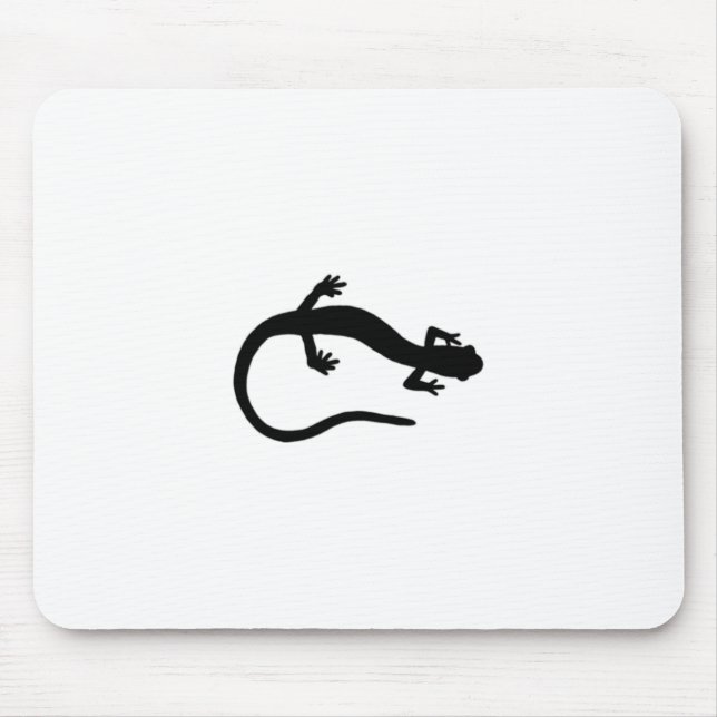 Salamander Logo (basic black and white) Mouse Mat (Front)