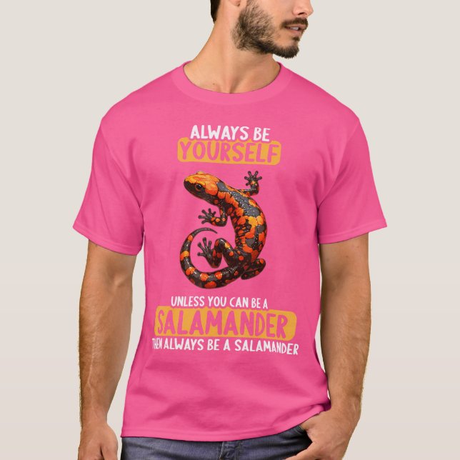 Salamanders Fire Salamander T-Shirt (Front)