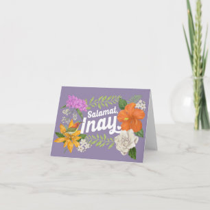 "Salamat, Inay" (Thank you, Mum) Filipino Card