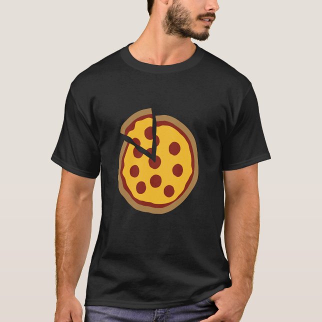 Salami and Cheese Pizza T-Shirt (Front)