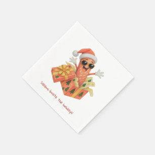 salami-brate the holidays! napkin