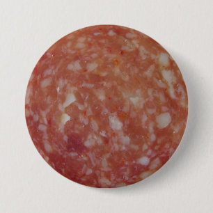 Salami Slice 7.5 Cm Round Badge