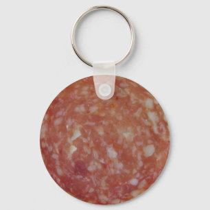 Salami Slice Key Chain