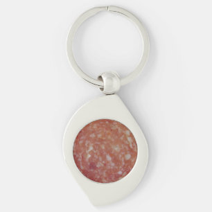 Salami Slice Key Ring