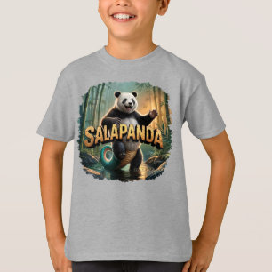 Salapanda Illustration – Salamander Panda Funny T-Shirt